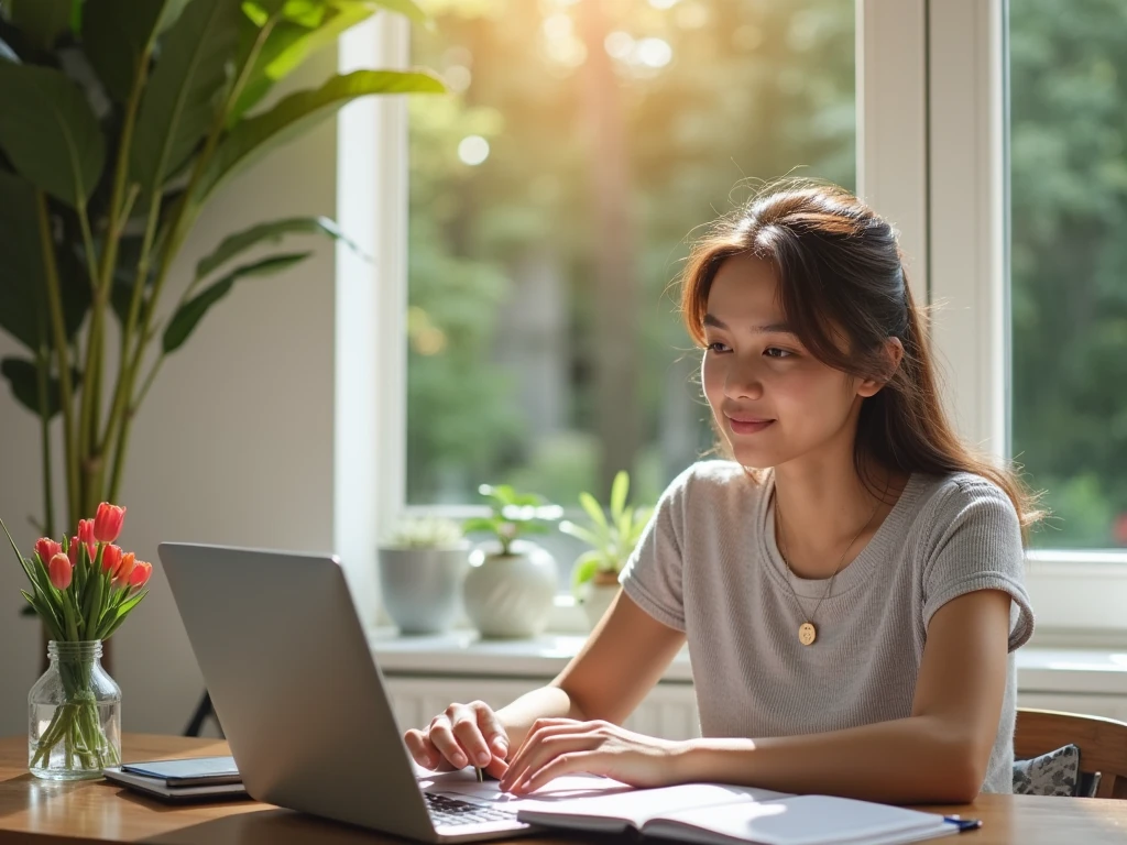 Decorative abstract graphic with balanced shapes